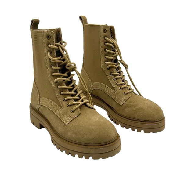 Steve Madden Kenny Lug Sole Boots Size 8.5 - Picture 1 of 16